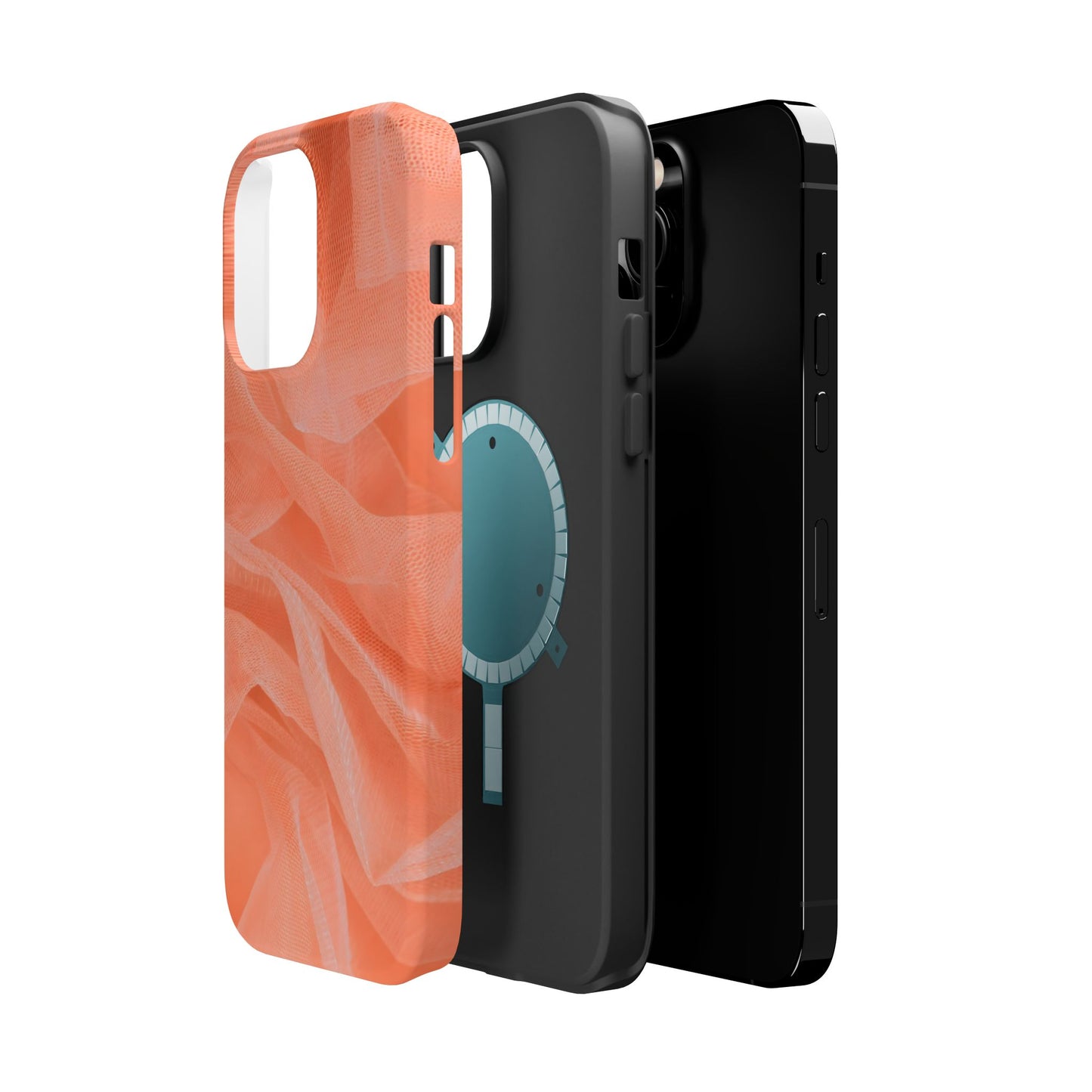 Wireless-Charging Compatible Case – Coral Veil