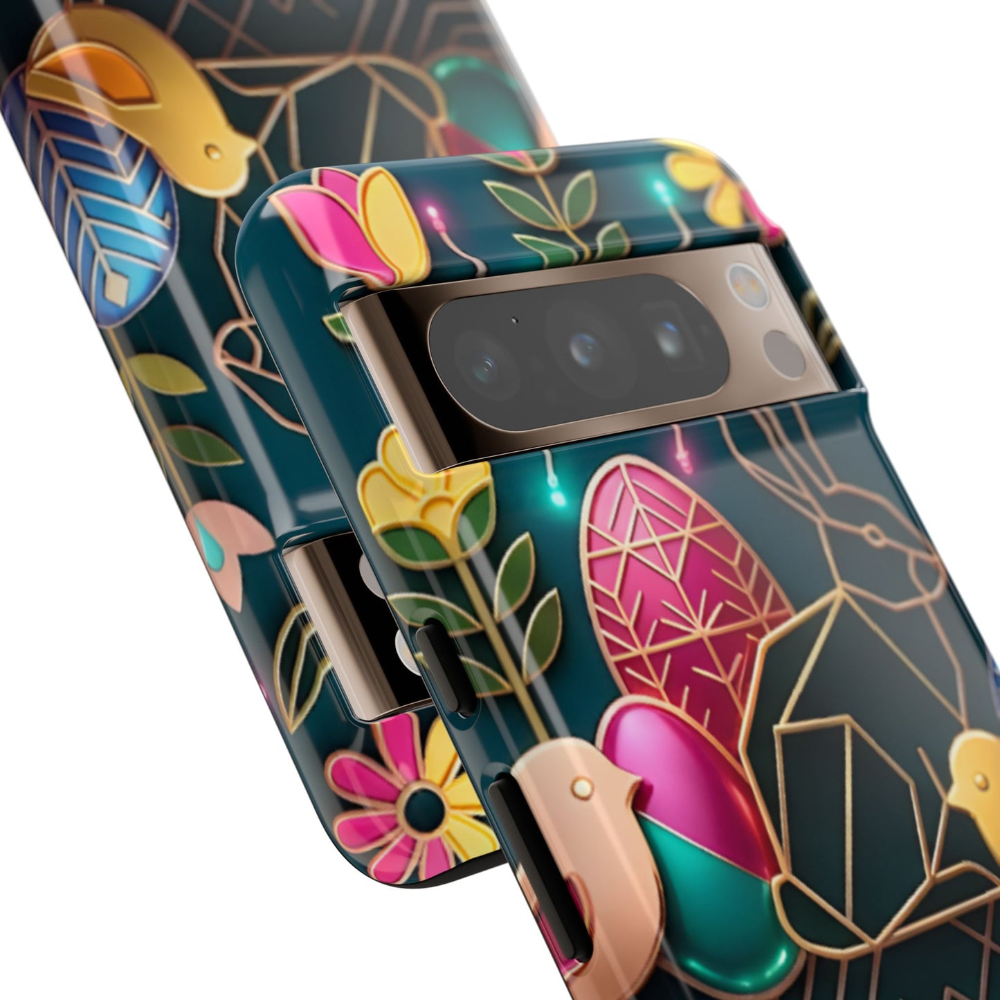 Protective Phone Case – Jeweled Garden