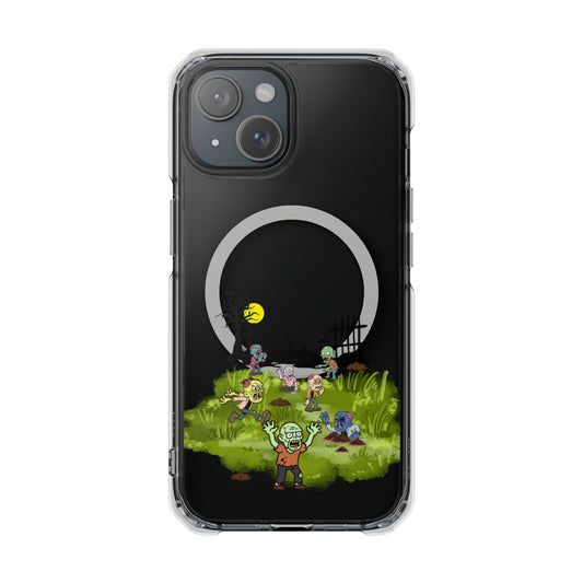 Clear Magnetic Phone Case – Graveyard Shift