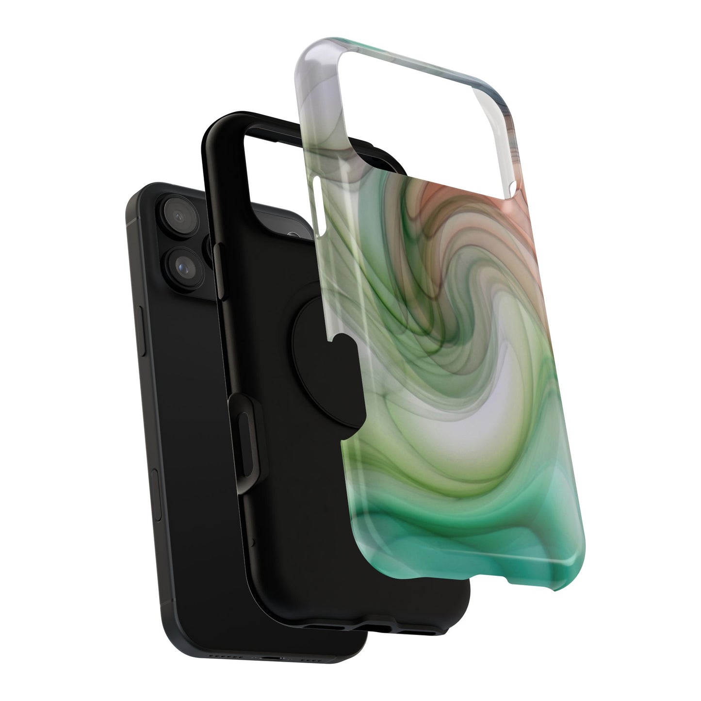 Impact-Resistant Phone Case – Marble Flow