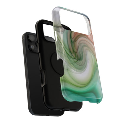 Impact-Resistant Phone Case – Marble Flow
