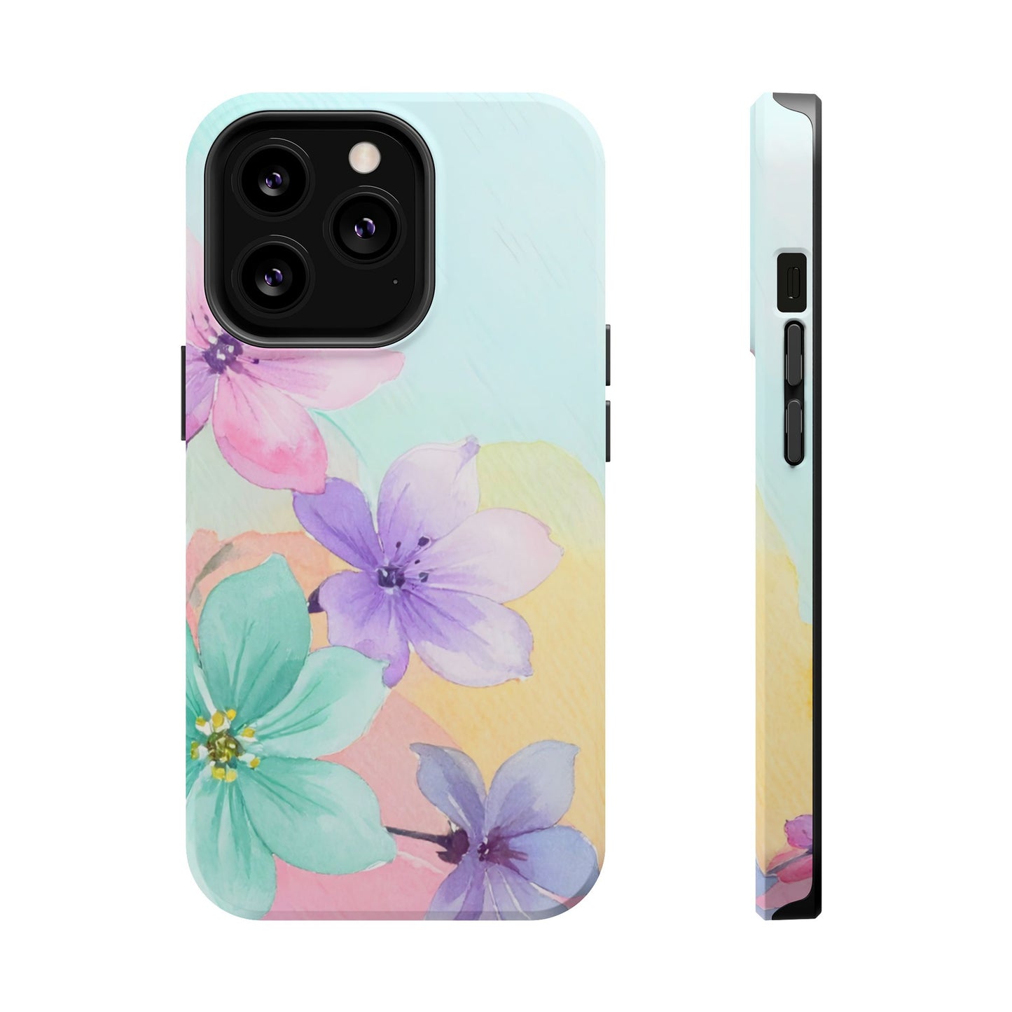 Wireless-Charging Compatible Case – Water Petal