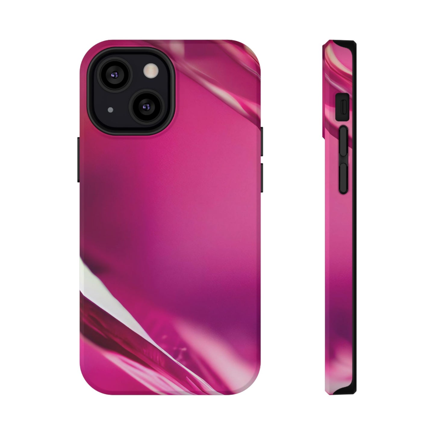 Impact-Resistant Phone Case – Magenta Motion