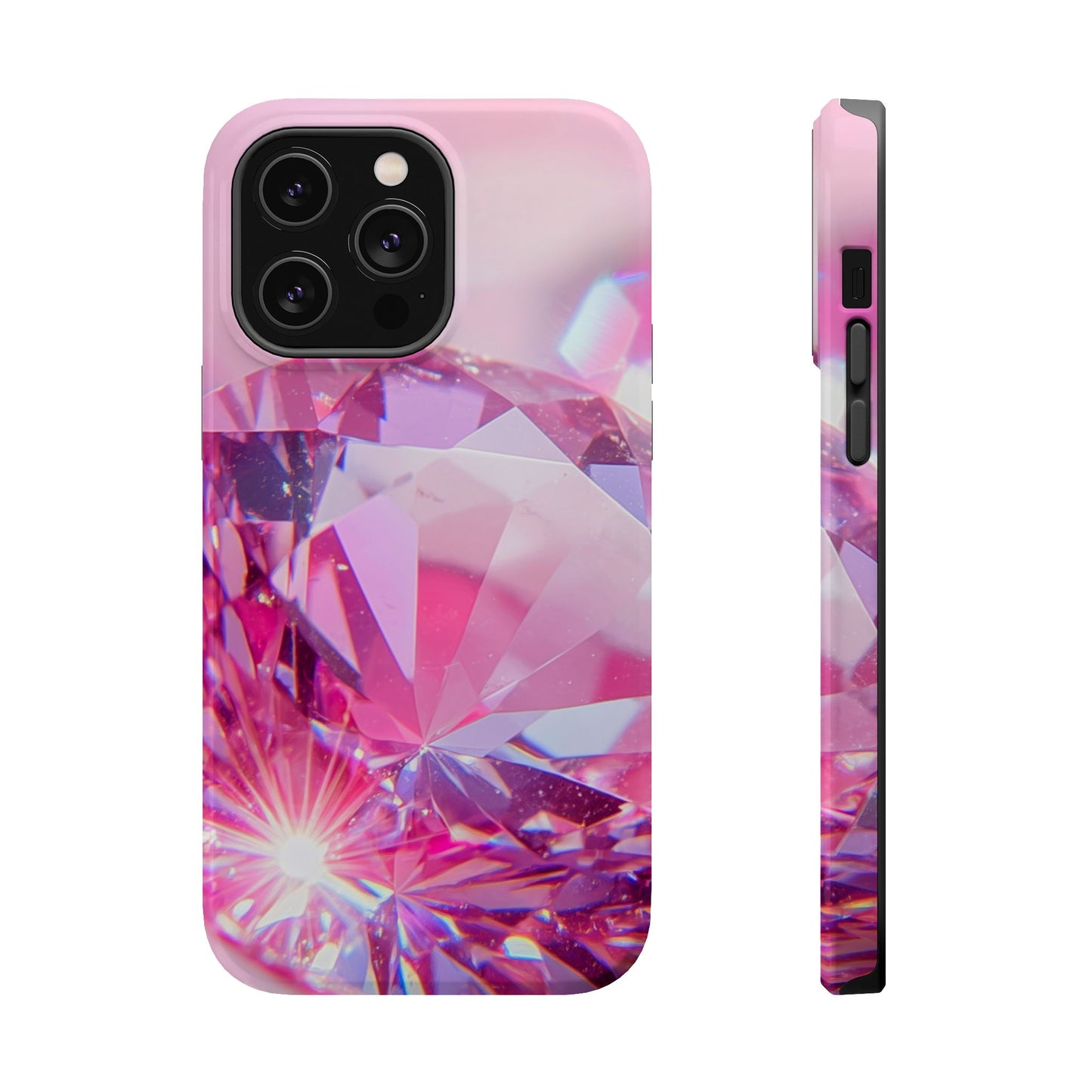 Wireless-Charging Compatible Case – Pink Ice