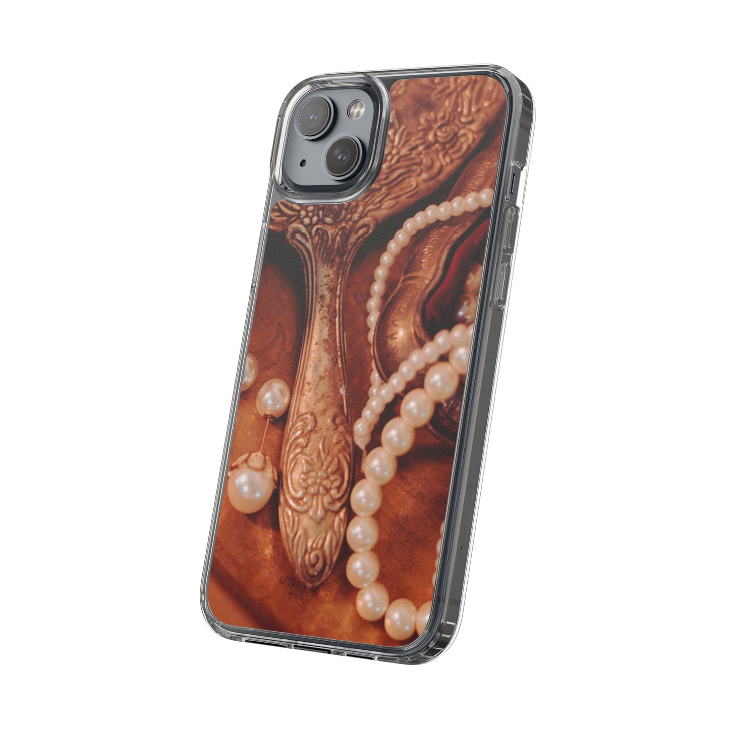 Clear Phone Case – Bronze Vanity