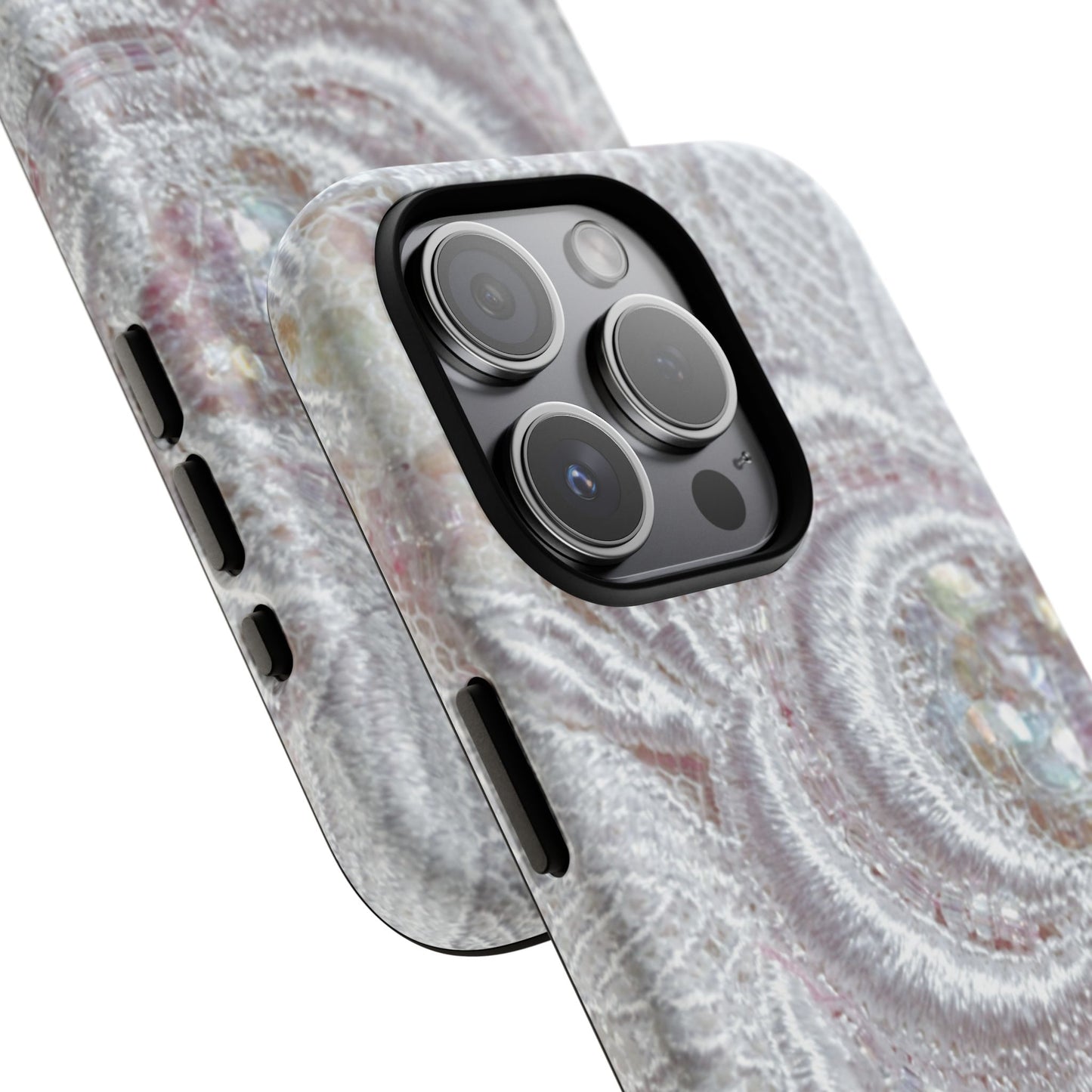 Protective Magnetic Phone Case – Lace Veil