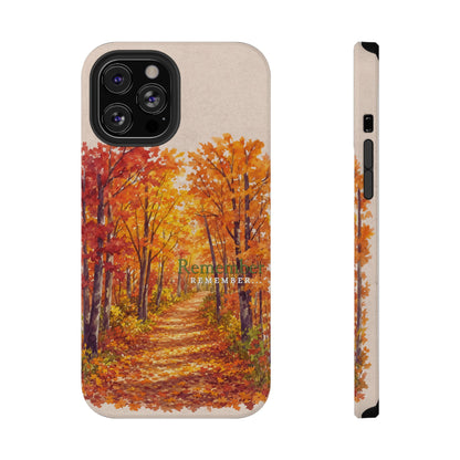 Impact-Resistant Phone Case – Autumn Remembered – Compatible with iPhone 11–17 & Samsung Galaxy S22–S26 Series