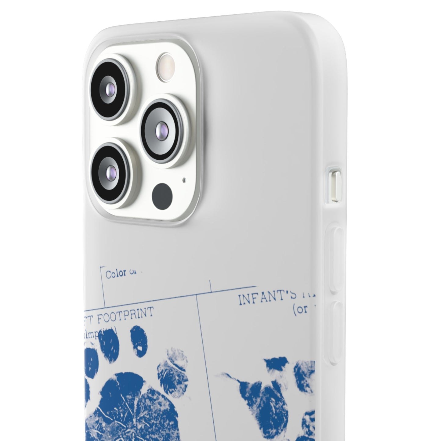 Flexi Case – Mom’s Little Blue Footprints