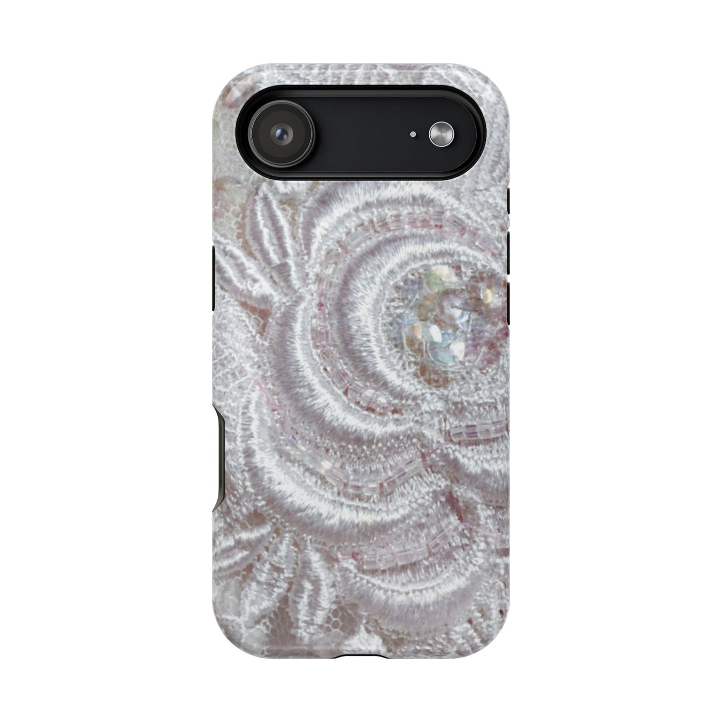 Impact-Resistant Phone Case – Lace Veil