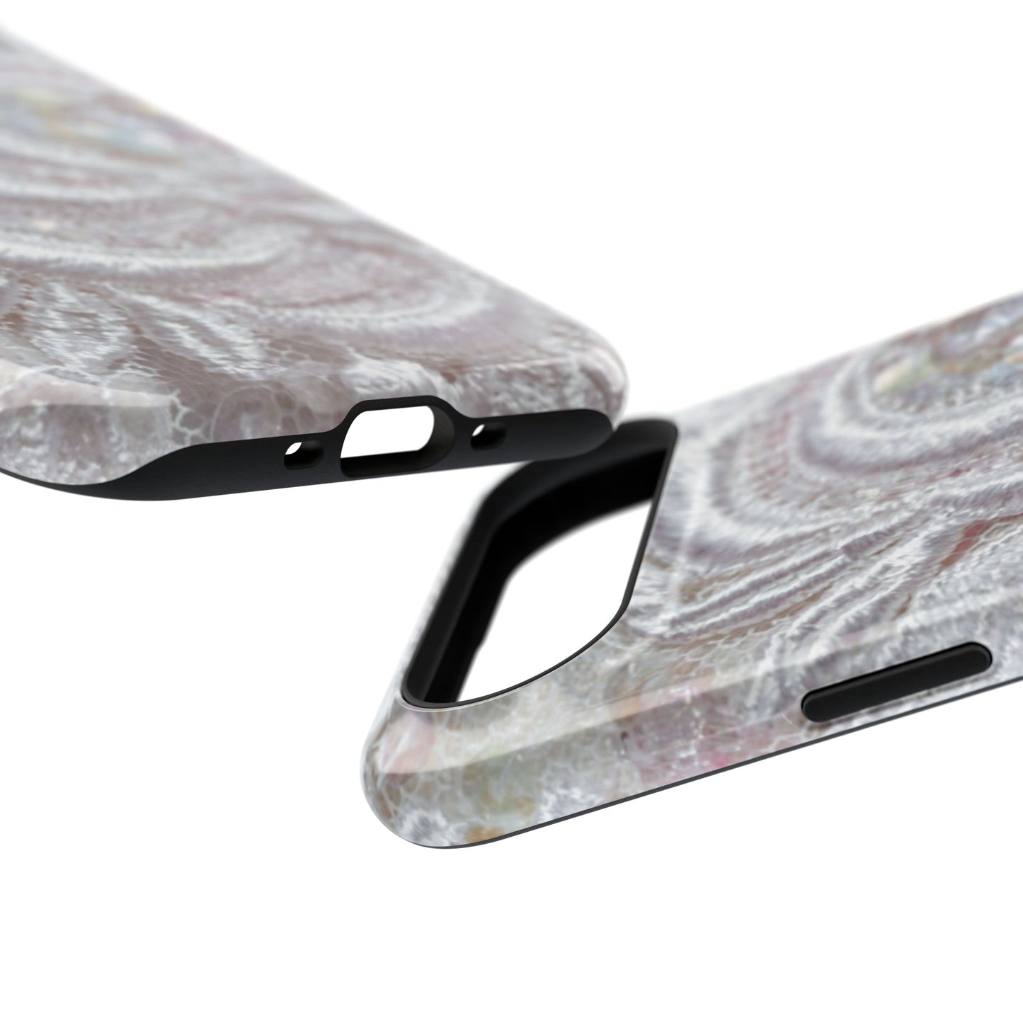 Impact-Resistant Phone Case – Lace Veil
