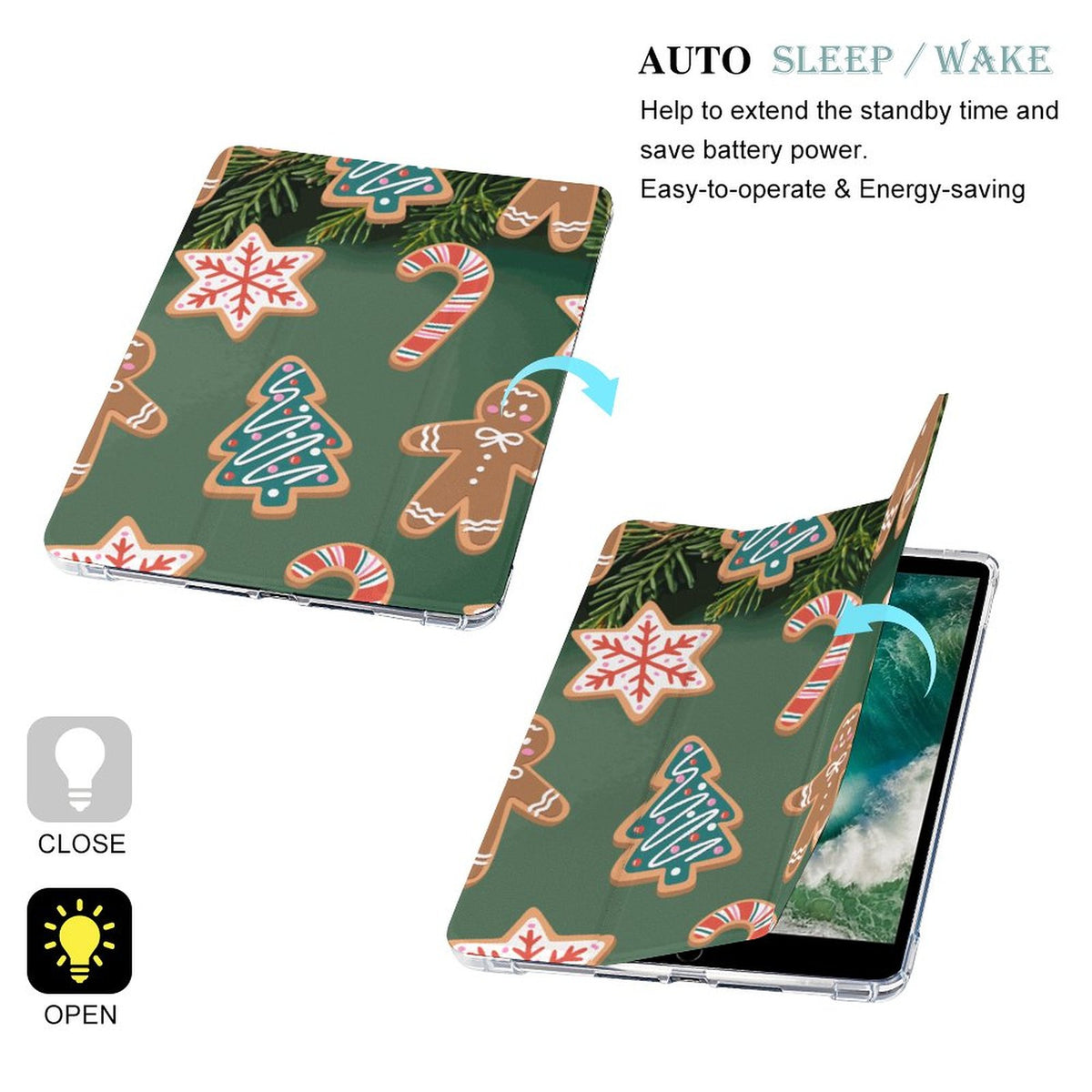 Tablet Case with Pencil Holder – Cookie Season
