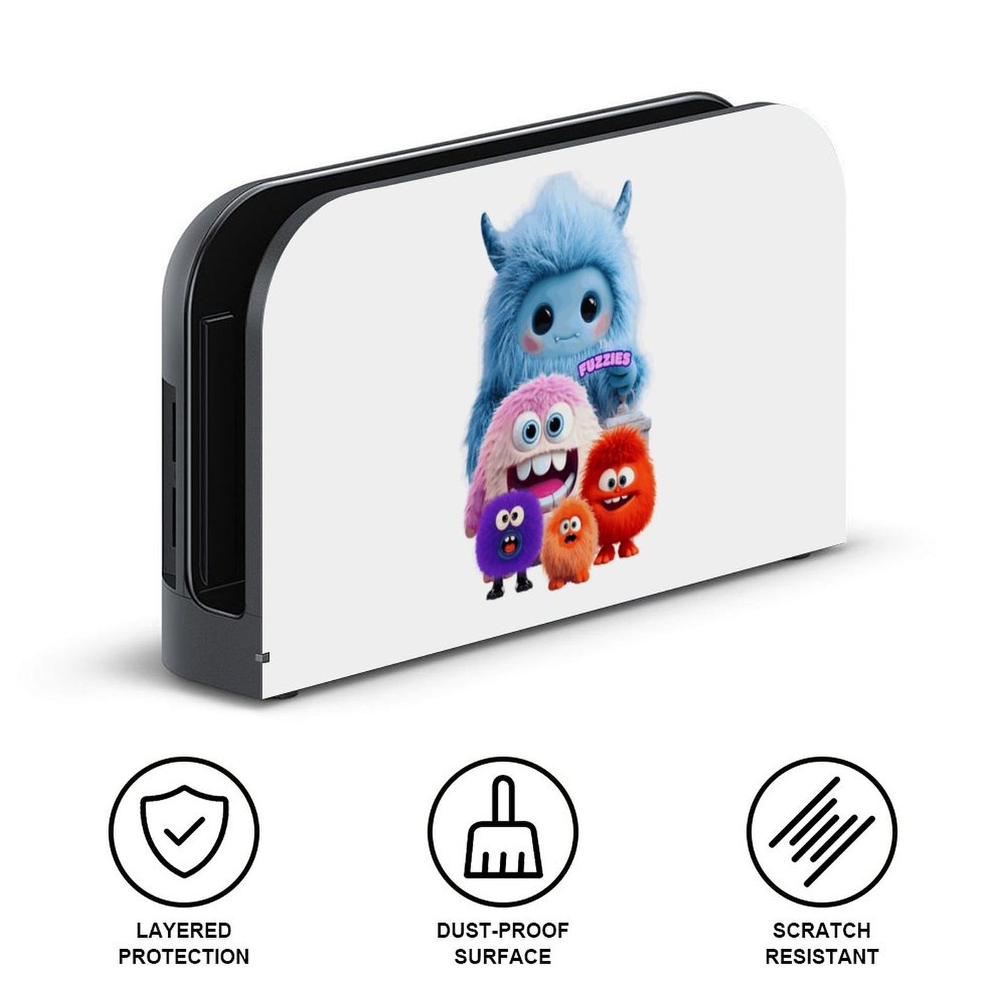 Console Skin Kit – The Fuzzies – Compatible with Nintendo Switch 2