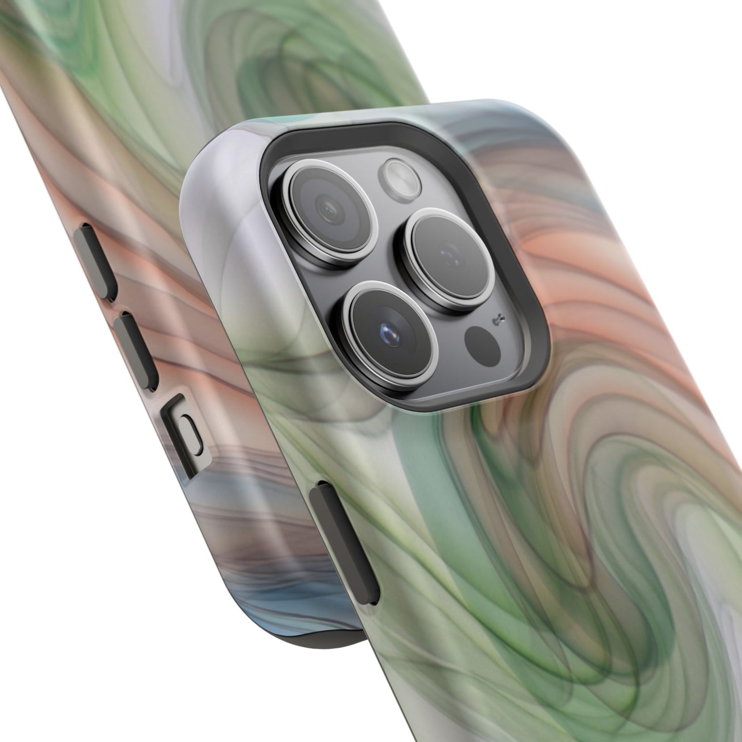 Impact-Resistant Phone Case – Marble Flow