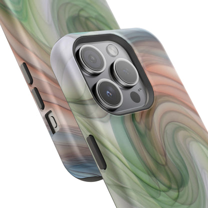Impact-Resistant Phone Case – Marble Flow