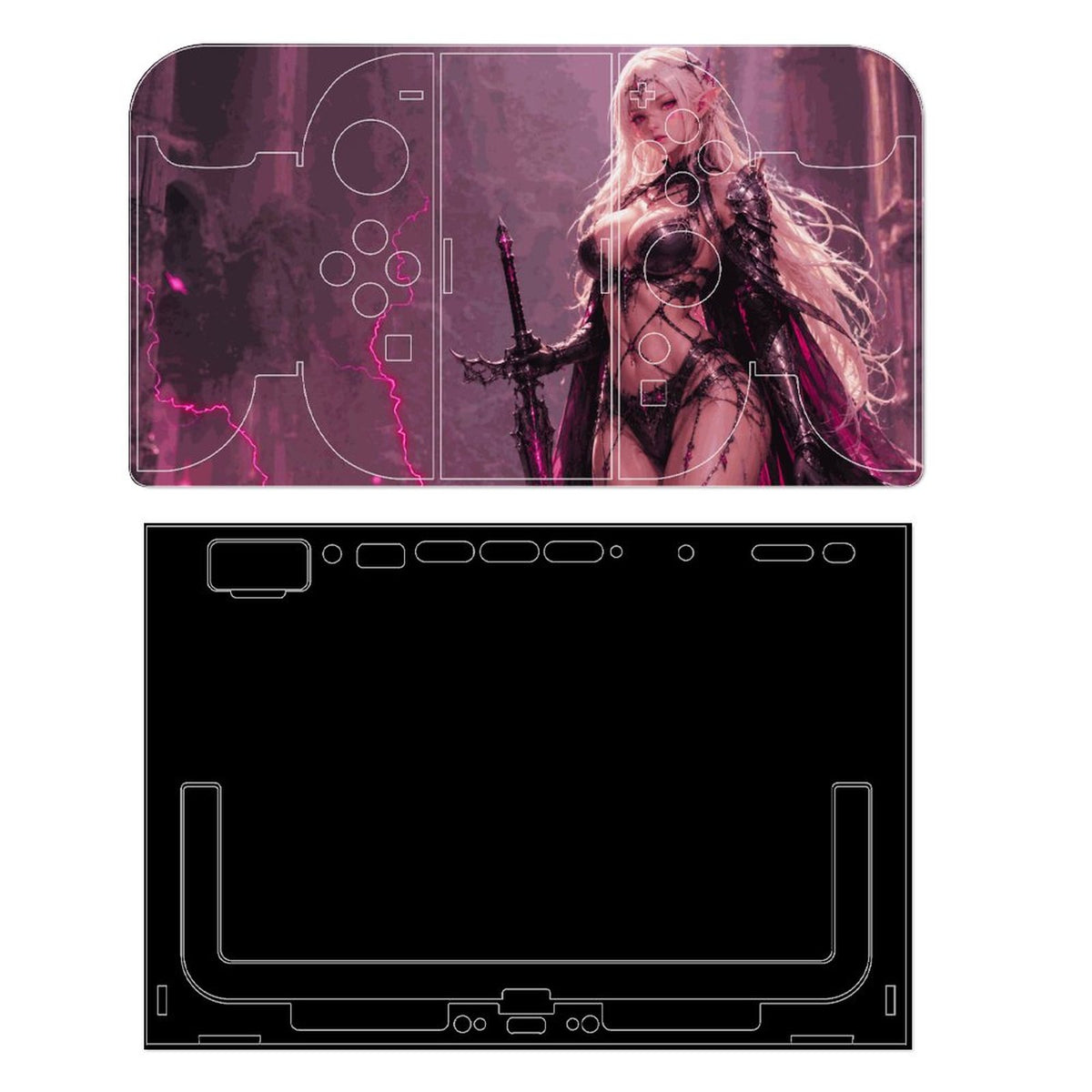 Console Skin Kit – Starborn Fury – Compatible with Nintendo Switch 2