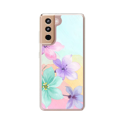 Clear Phone Case – Water Petal