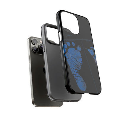 Protective Phone Case – Mom’s Little Blue Footprints