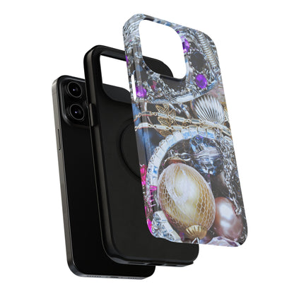 Impact-Resistant Phone Case – Chrome Jewel