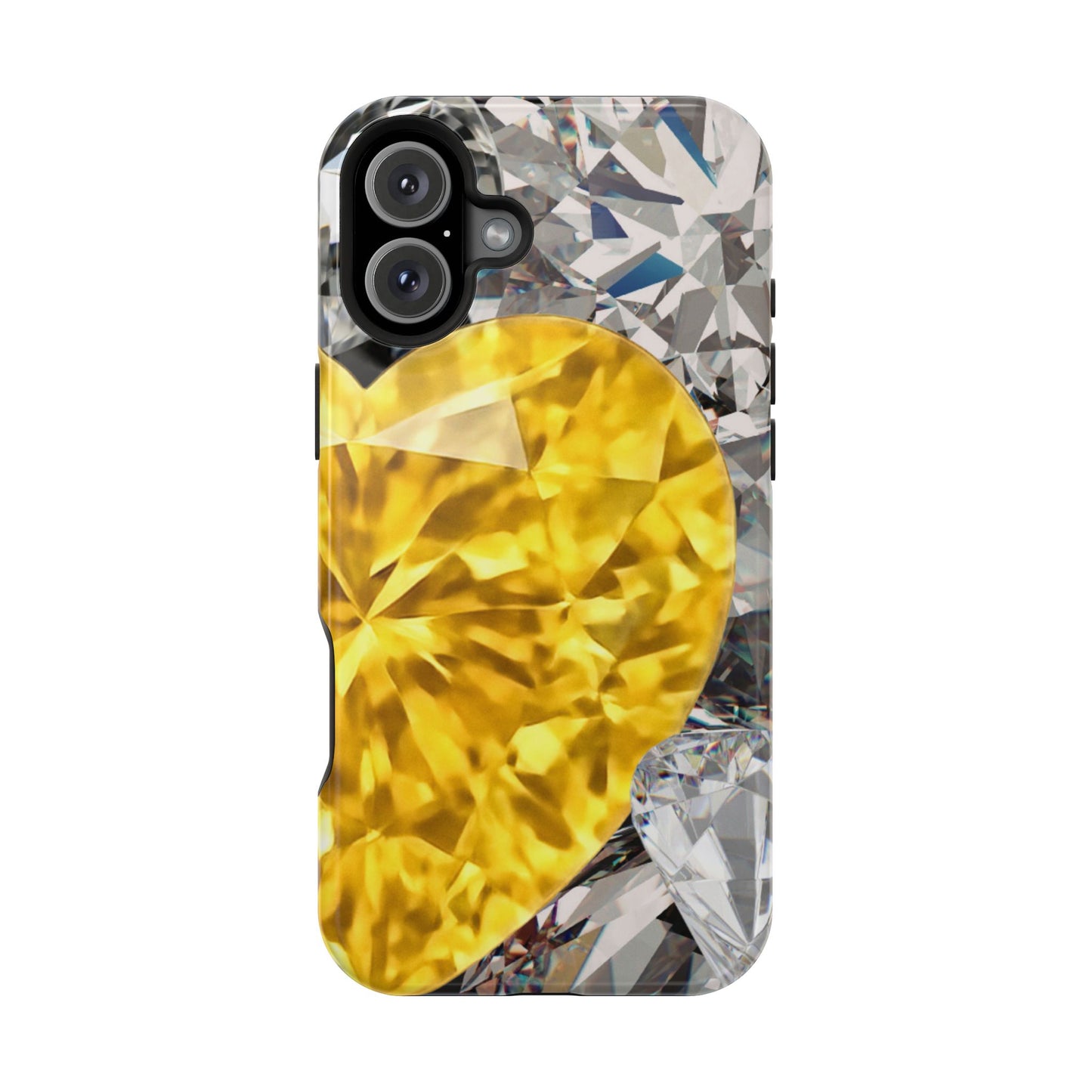 Wireless-Charging Compatible Case – Heart of Gold