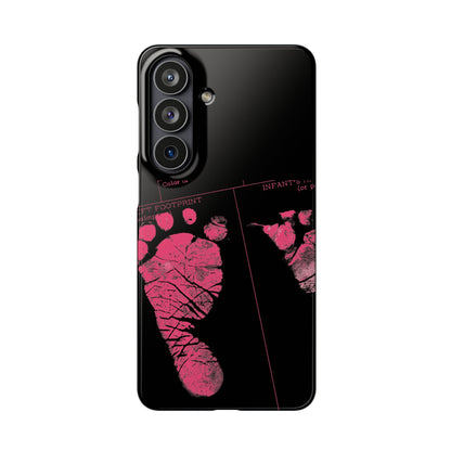 Snap Phone Case – Mom’s Little Pink Footprints