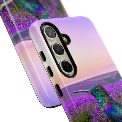 Protective Phone Case – Hummingbird Reverie