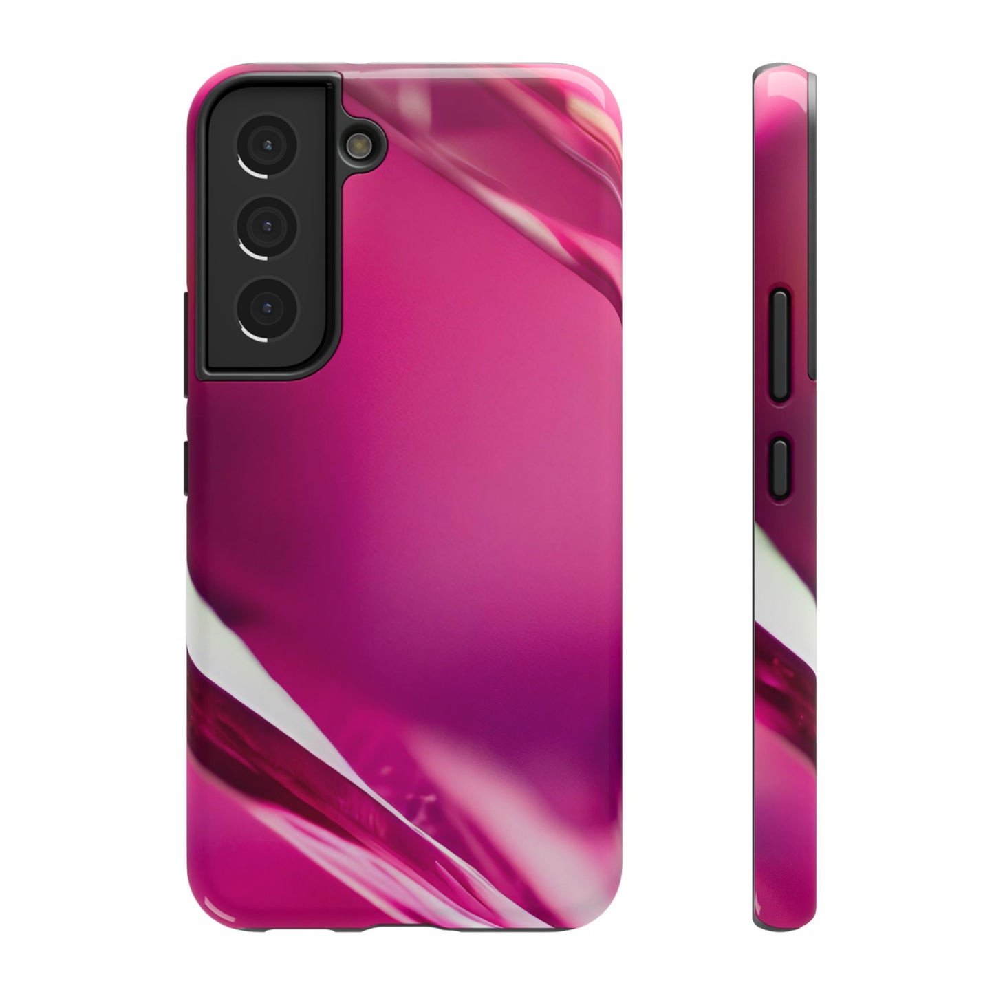 Impact-Resistant Phone Case – Magenta Motion