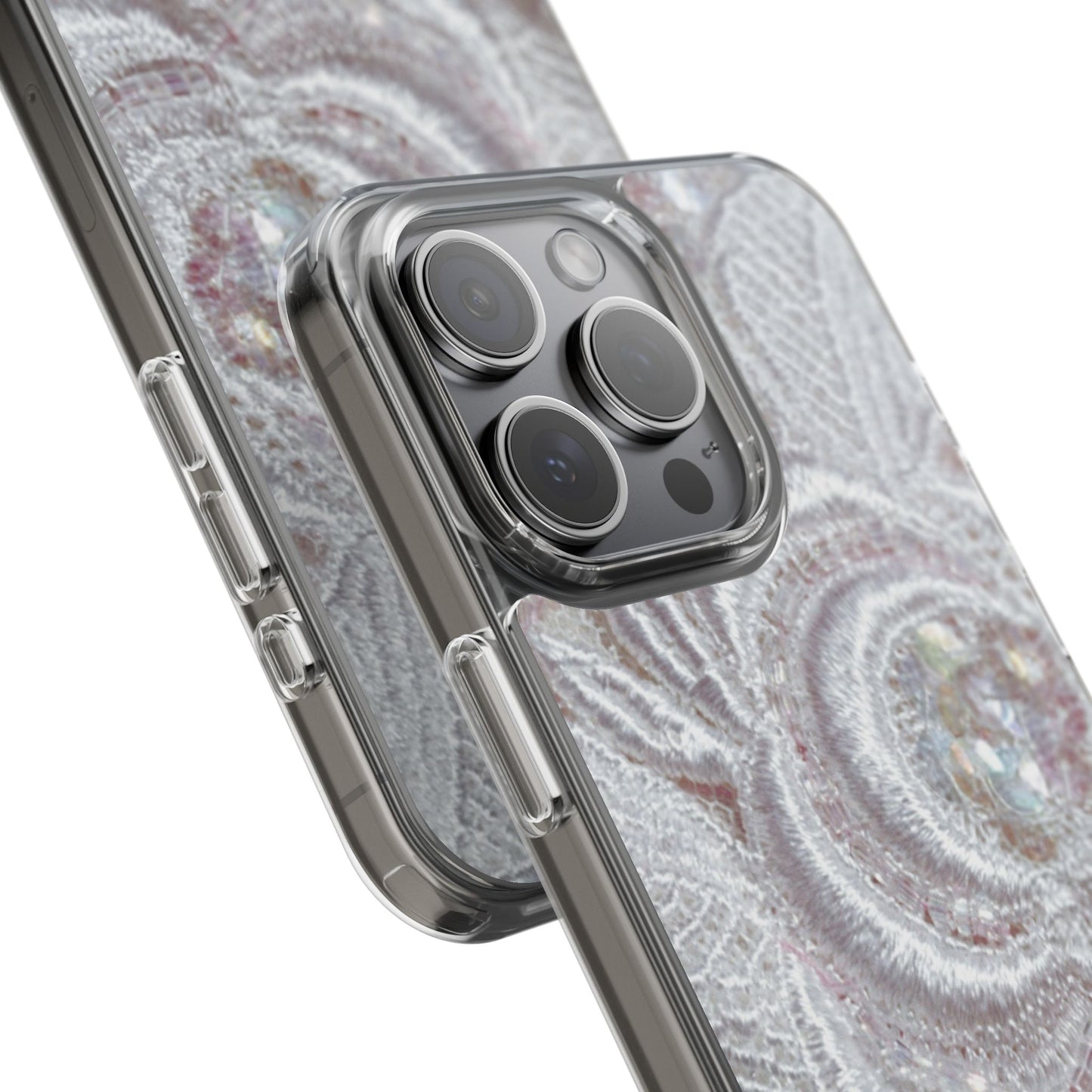 Clear Phone Case – Lace Veil