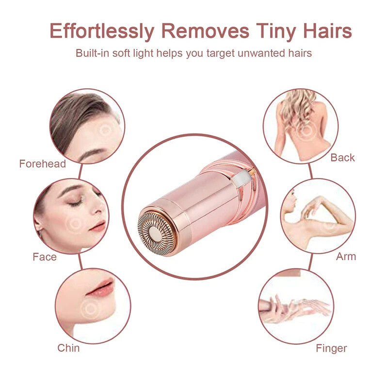Facial Hair Removal for Women USB Rechargeable Electric Shaver & Bikini Trimmer