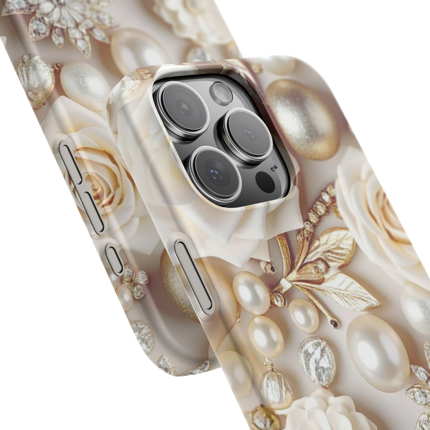 Snap Phone Case – Ivory Opulence