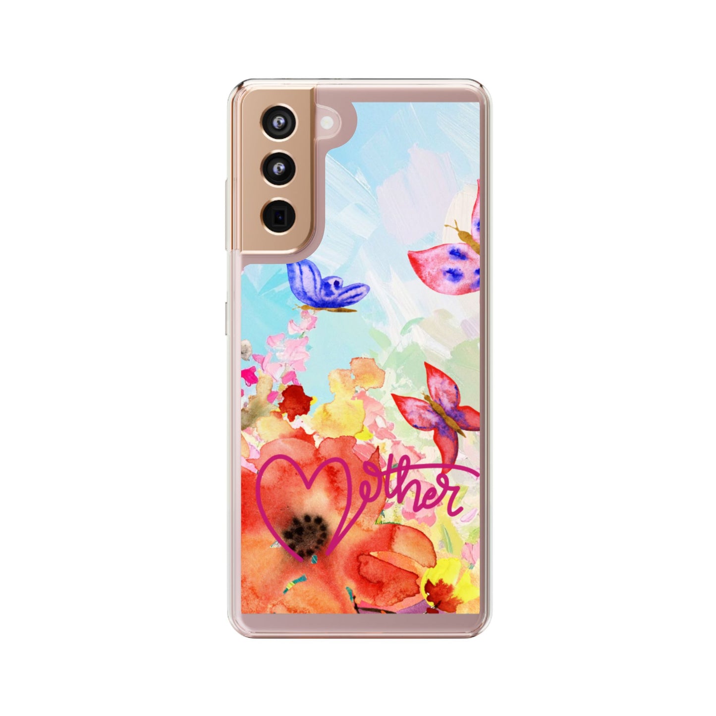 Clear Phone Case – Mother’s Flutter