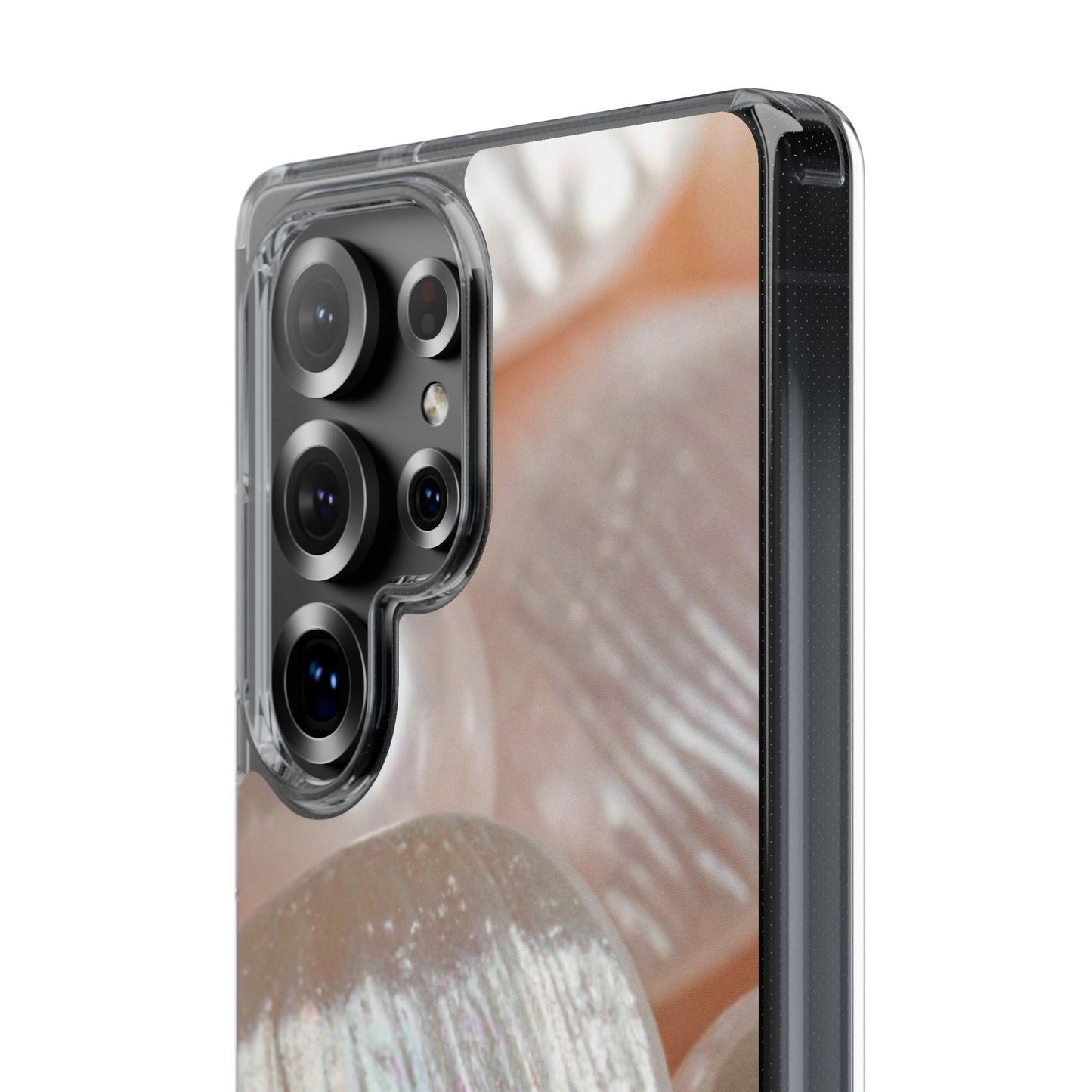 Clear Phone Case – Blush Pearl