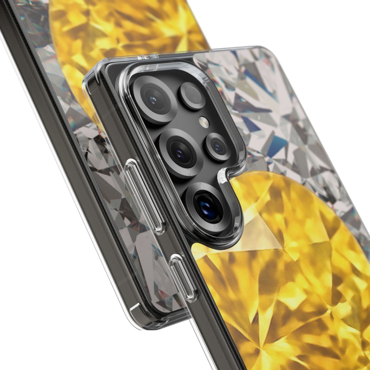 Clear Phone Case – Heart of Gold