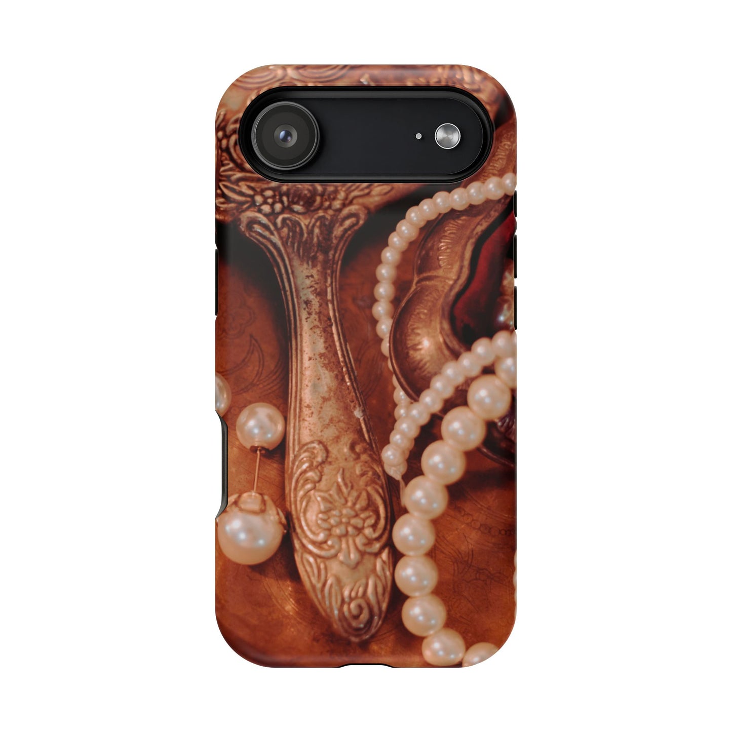 Wireless-Charging Compatible Case – Bronze Vanity