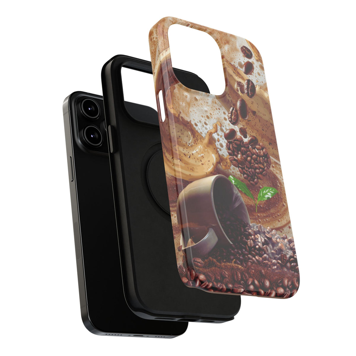 Impact-Resistant Phone Case – Love at First Sip – Compatible with iPhone 11–17 & Samsung Galaxy S22–S26 Series