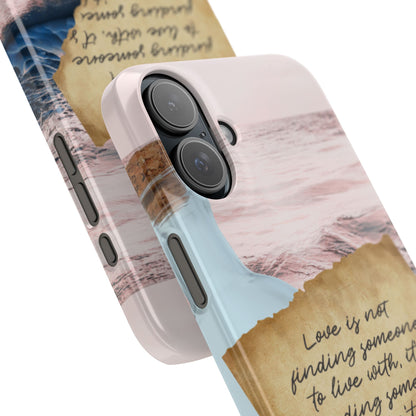 Slim Phone Case – Written in the Tide