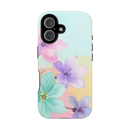 Impact-Resistant Phone Case – Water Petal