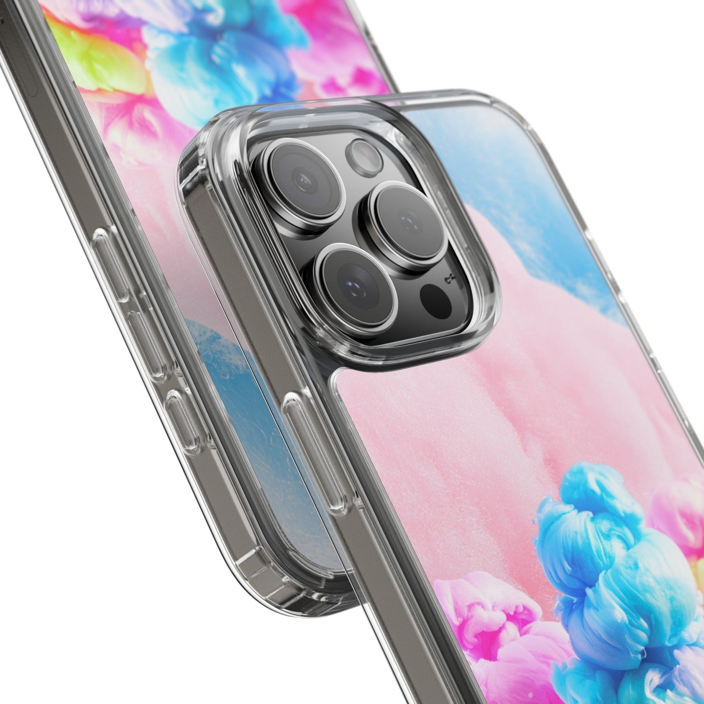 Clear Phone Case – Cotton Candy Dream