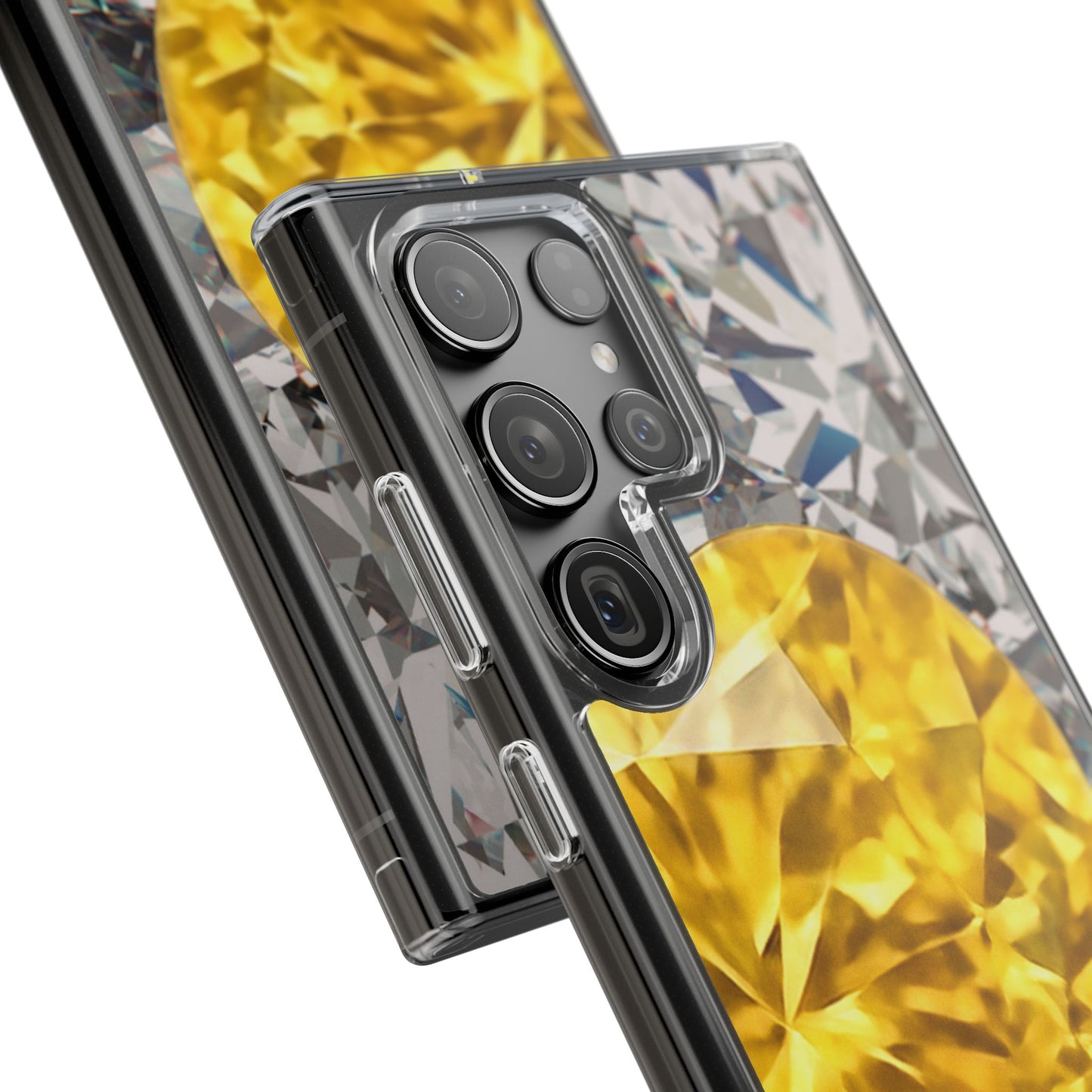 Clear Phone Case – Heart of Gold