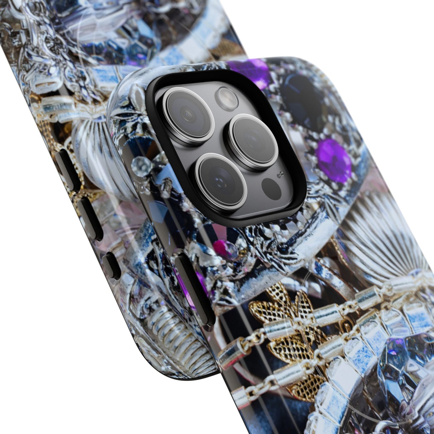 Protective Magnetic Phone Case – Chrome Jewel