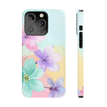 Slim Phone Case – Water Petal