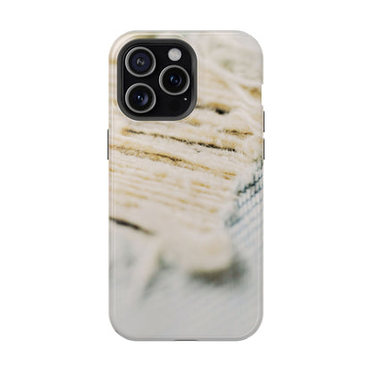 Impact-Resistant Phone Case – Woven Warmth