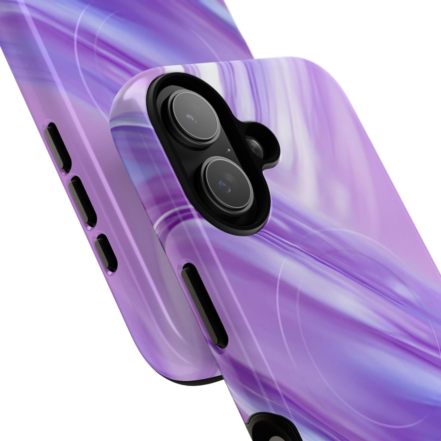 Protective Magnetic Phone Case – Lavender Wave