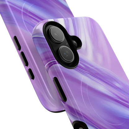 Protective Magnetic Phone Case – Lavender Wave