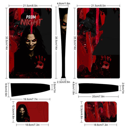 Console Skin Kit – Queen of the Scream – Compatible with PlayStation 5 Slim Digital Edition