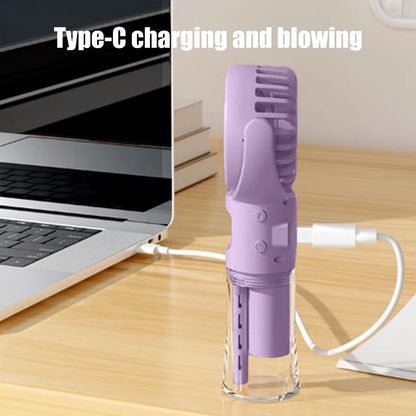 16.8 Cm 4-Speed Rechargeable Handheld Mini Fan