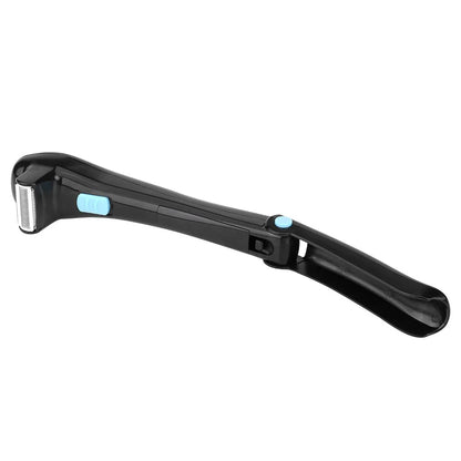 Men Electric Back Hair Shaver Depilation Manual Cordless Foldable Body Hair Trimmer Hair Removal Tool Shower