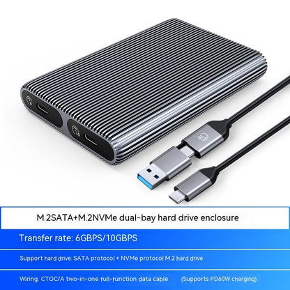 Notebook SSD External Enclosure - Portable Storage Adapter Case
