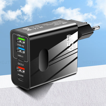 USB Wall Charger – 4-Port