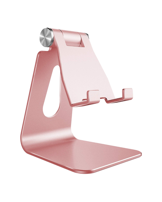 Adjustable Aluminum Cell Phone Stand - Desktop Cradle & Dock Holder