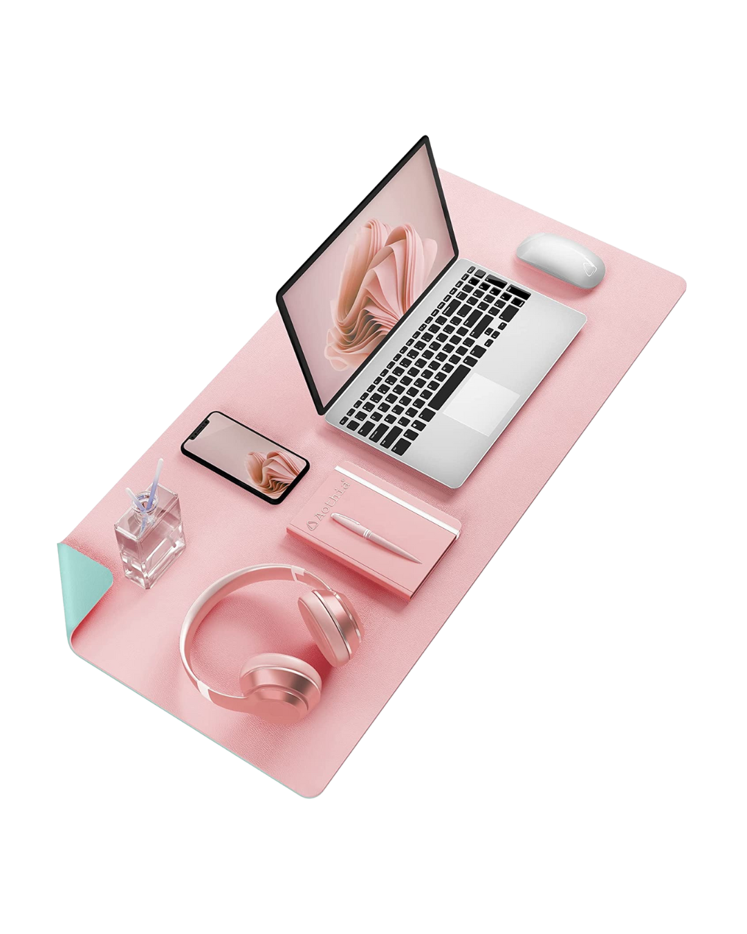 Aothia Dual-Sided PU Leather Desk Pad – Waterproof Desk Mat Protector, Non-Slip 2mm Thick, Easy Clean, Multiple Sizes for Laptop, Keyboard & Mouse